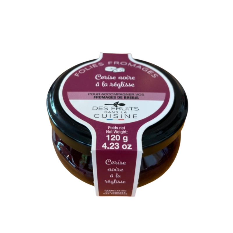 Cerise noire réglisse 120g | Les Petits Fruits