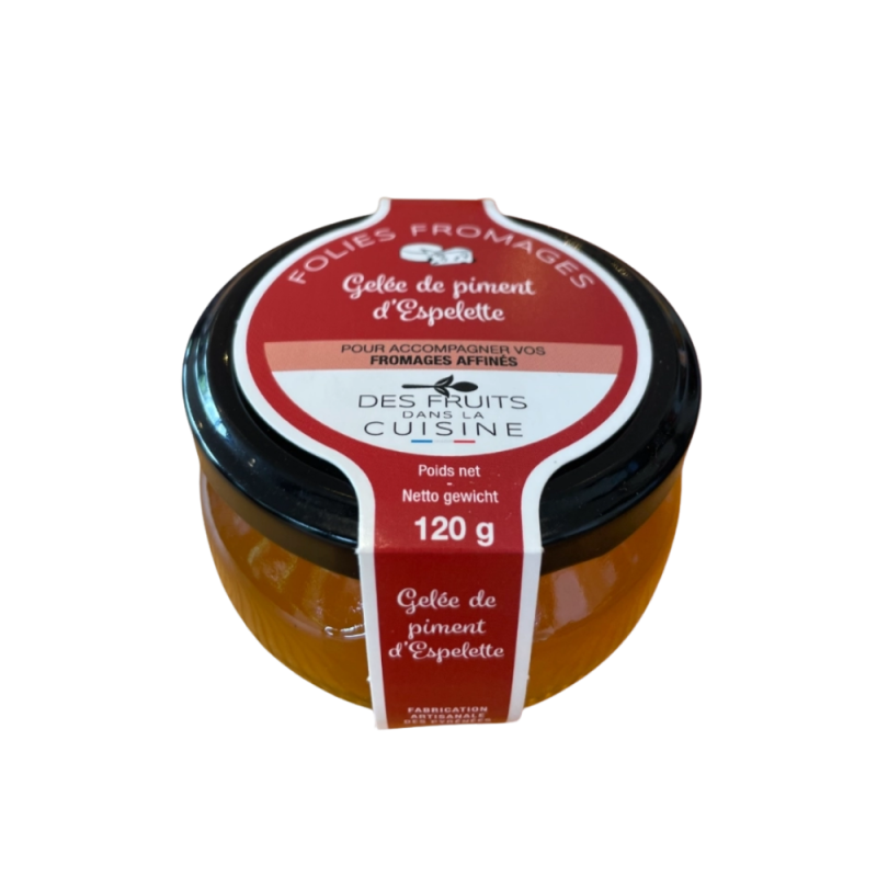 Gelée de piment d'Espelette 120g | Les Petits Fruits