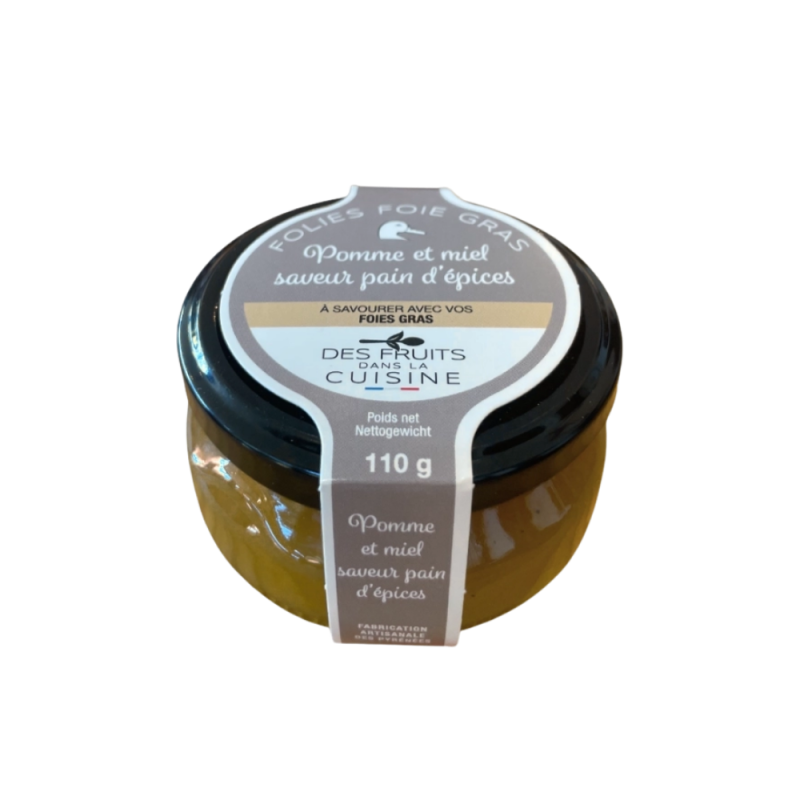 Accompagnement foie gras Pomme miel 110g | Les Petits Fruits