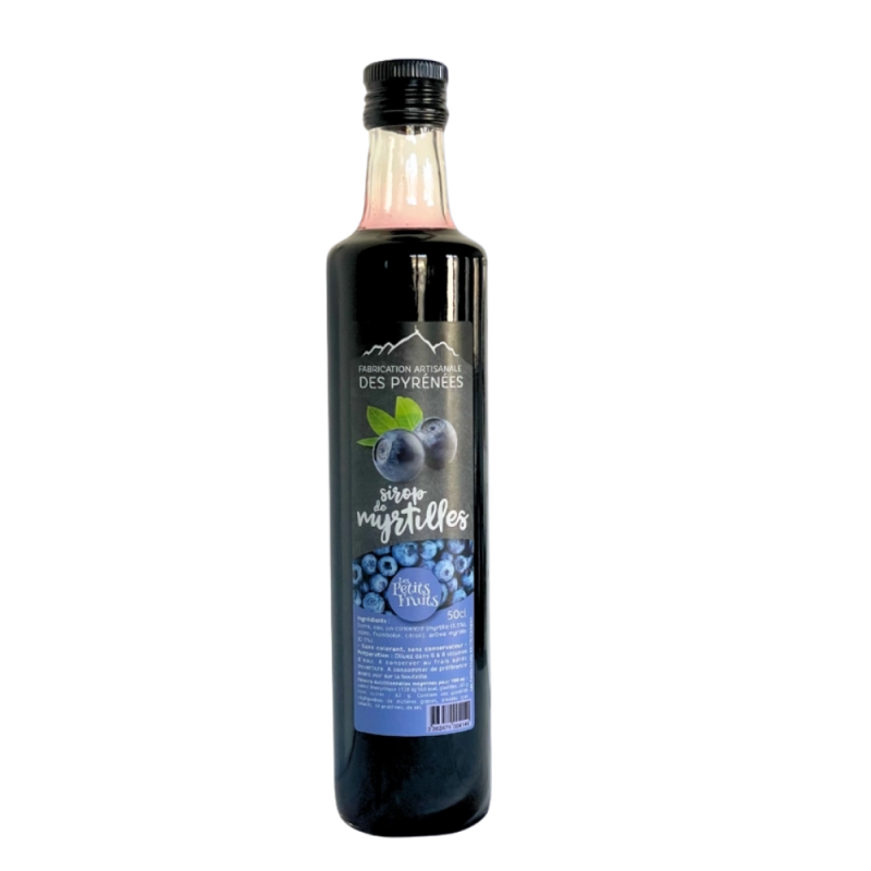 Sirop de myrtilles 50cl | Les Petits Fruits