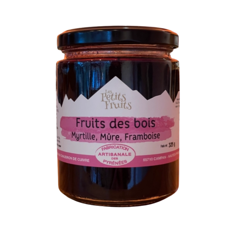 Confiture de fruits des bois 325g | Les Petits Fruits