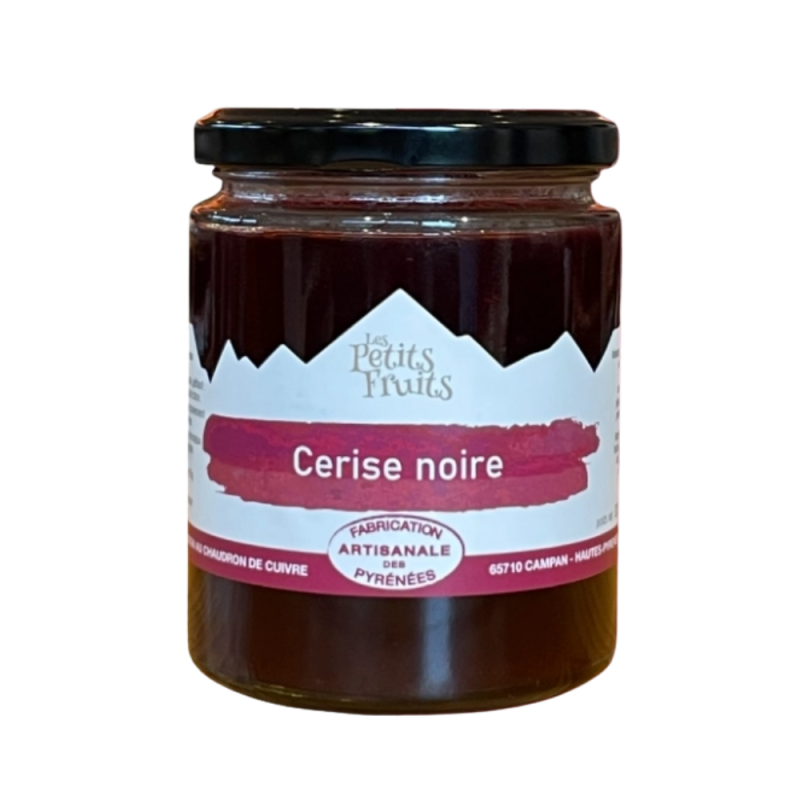 Confiture de cerise noire 325g | Les Petits Fruits