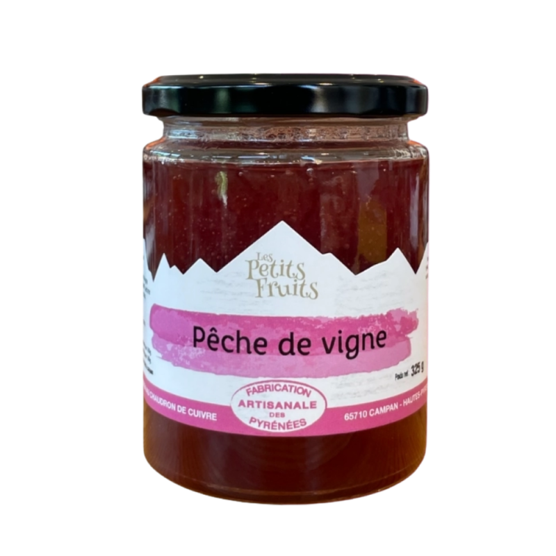 Confiture de pêche de vigne 325g | Les Petits Fruits