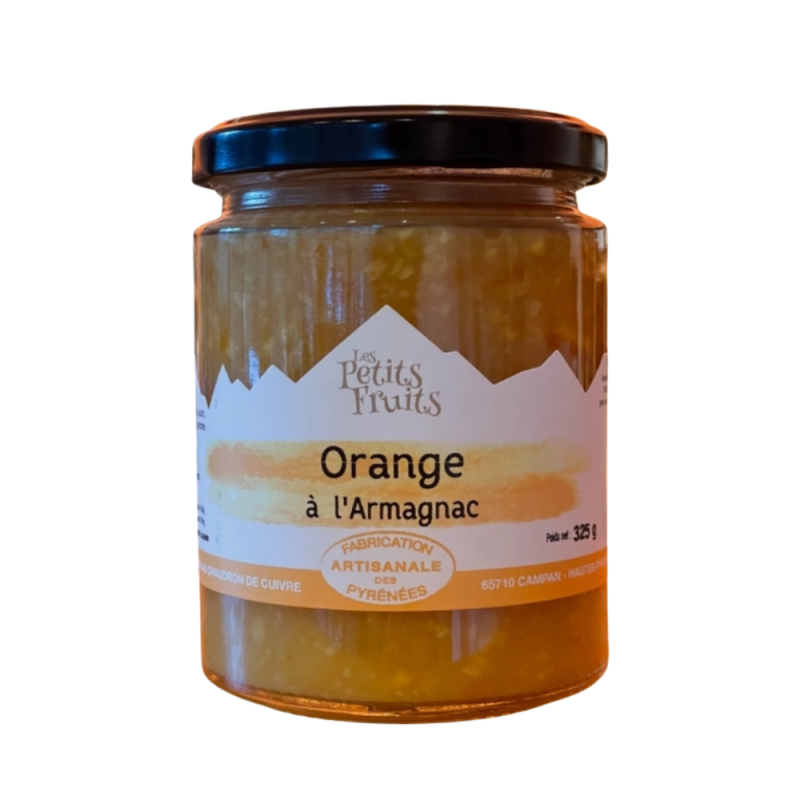 Confiture d'orange à l'Armagnac 325g | Les Petits Fruits
