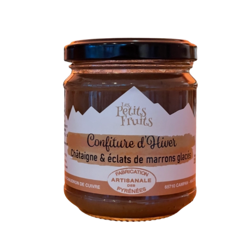 Confiture hiver châtaigne & marrons 220g | Les Petits Fruits