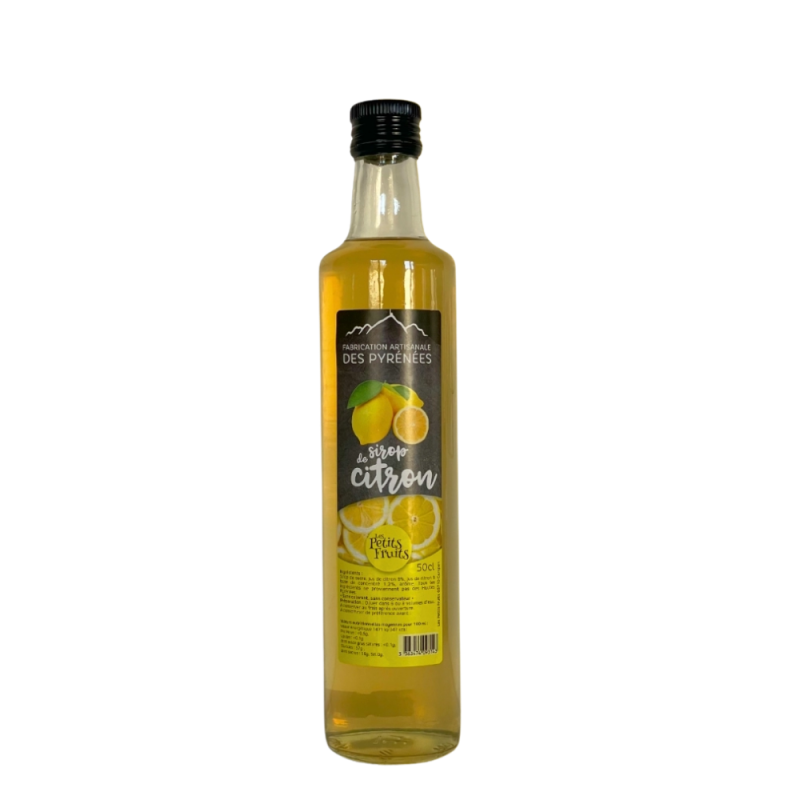 Sirop de citron 50cl | Les Petits Fruits