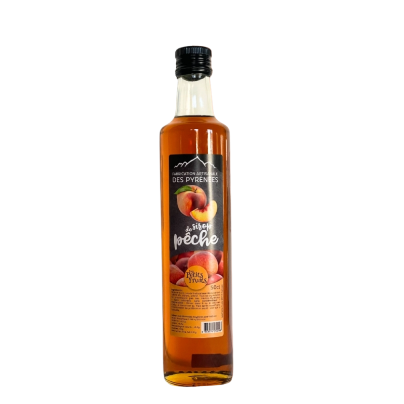 Sirop de pêche 50cl | Les Petits Fruits