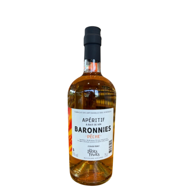 Apéritif pêche 75cl | Les Petits Fruits