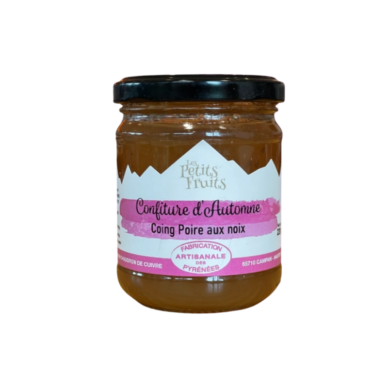 Confiture automne coing poire noix 220g | Les Petits Fruits