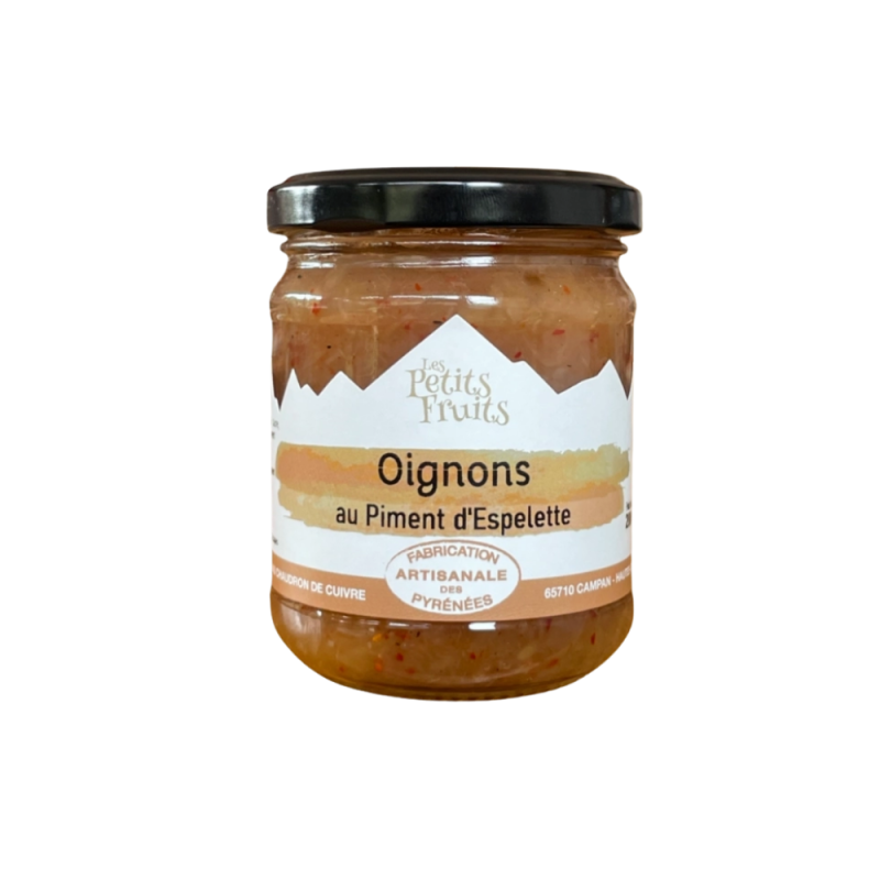 Confit d'oignons au piment d'Espelette | Les Petits Fruits