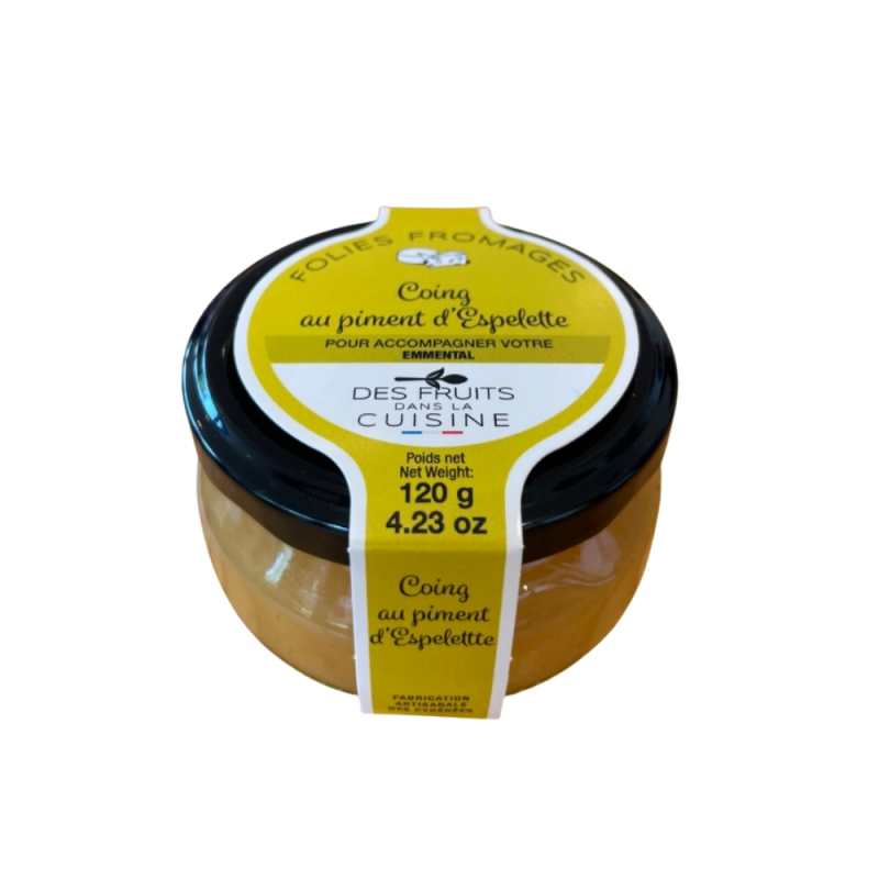 Coing au piment d'Espelette 120g | Les Petits Fruits