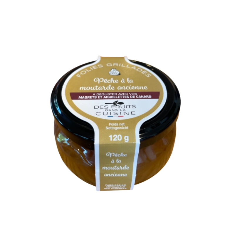 Pêche à la moutarde Ancienne 120g | Les Petits Fruits