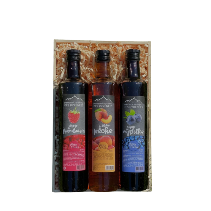 Coffret Dégustation 3 Sirops | Les Petits Fruits