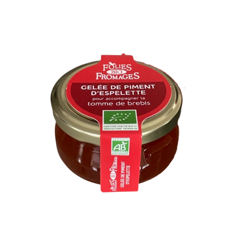 Gelée de Piment d'Espelette Bio 120g | Les Petits Fruits