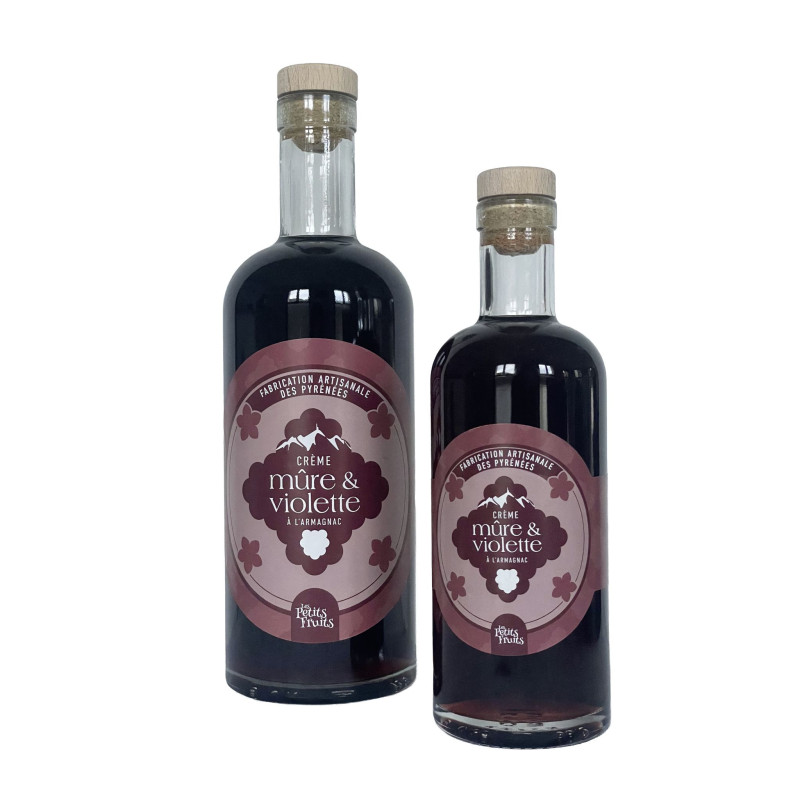 Crème mûre violette 70cl | Les Petits Fruits