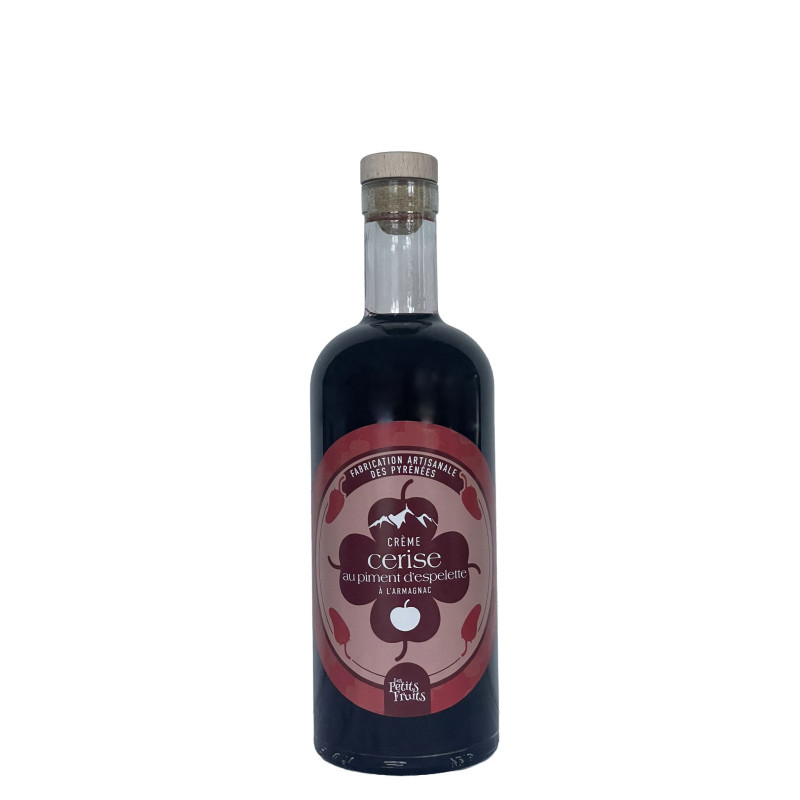 Crème Cerise Noire au Piment d'Espelette | Les Petits Fruits