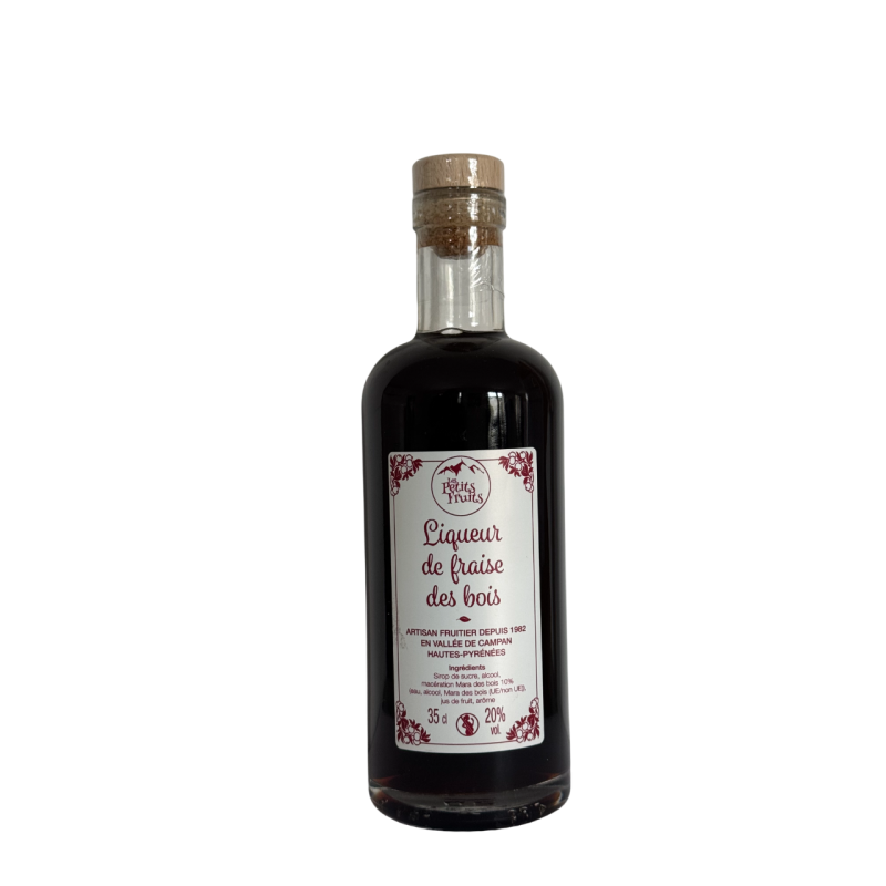 Liqueur de Fraise des Bois 35cl | Les Petits Fruits