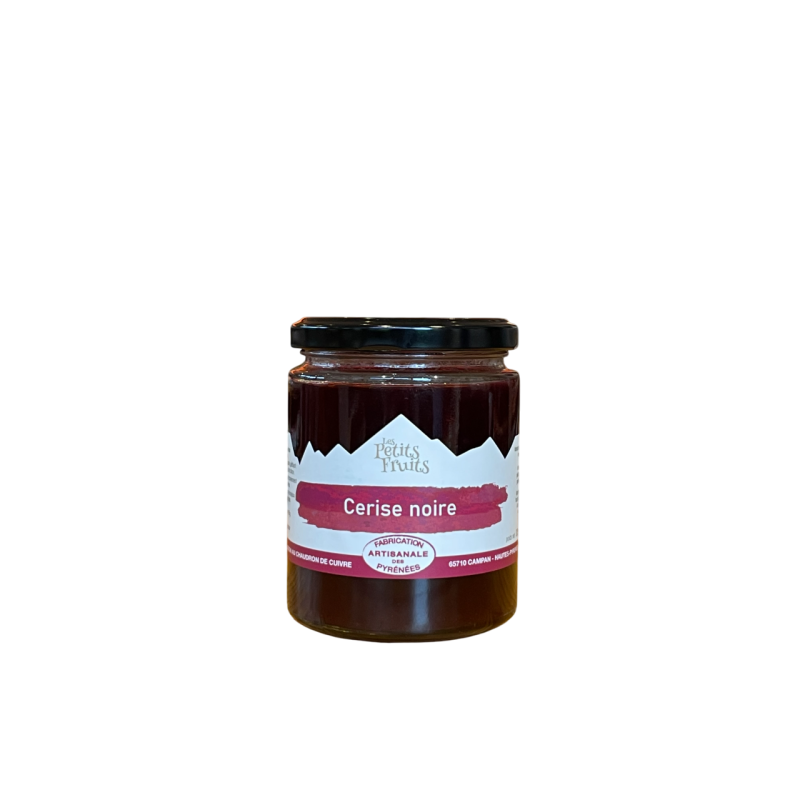 Confiture de cerise noire 220g | Les Petits Fruits
